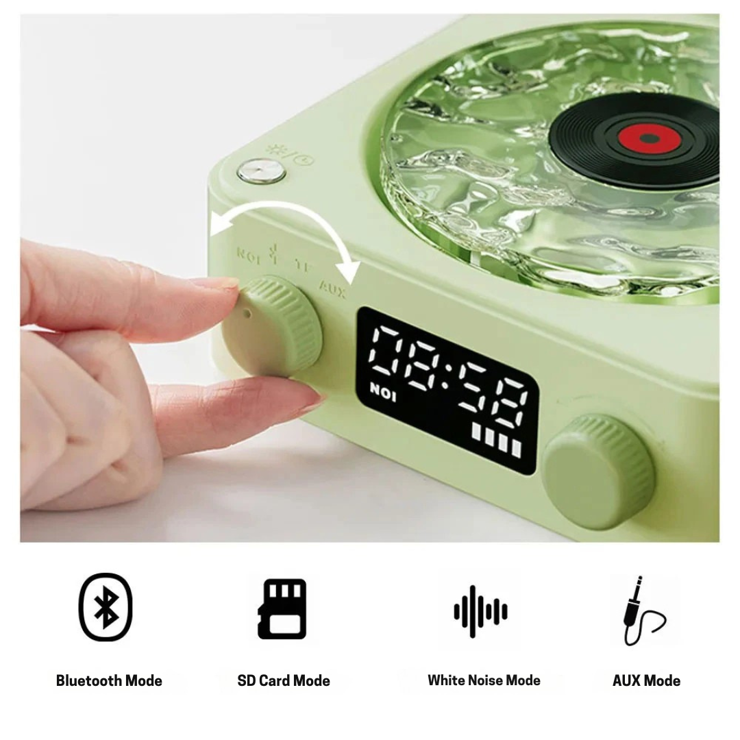 Tidal Wave Retro Vinyl Speaker & Lamp