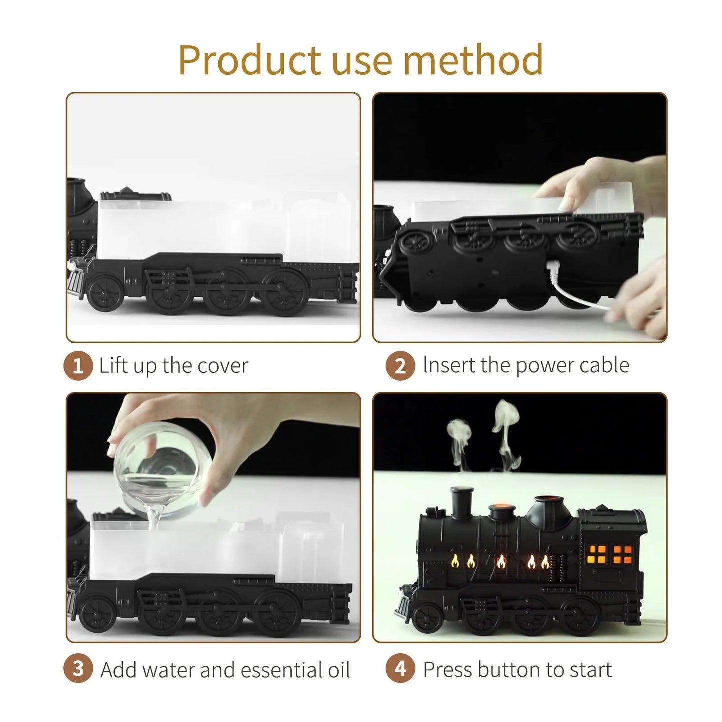 Vintage Train Humidifier & Diffuser