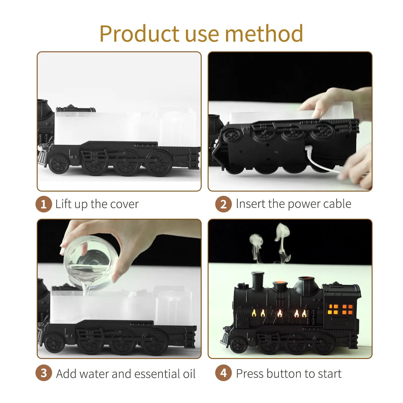 Vintage Train Humidifier & Diffuser