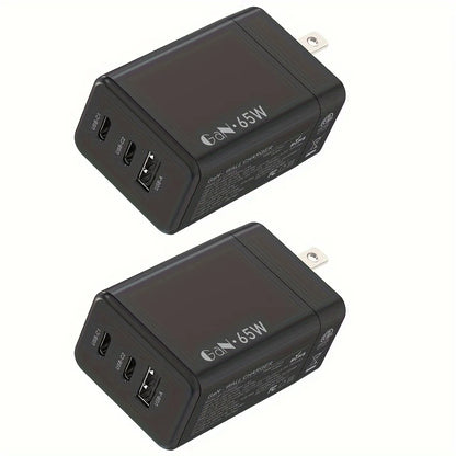 65W GAN 3 Port Charger