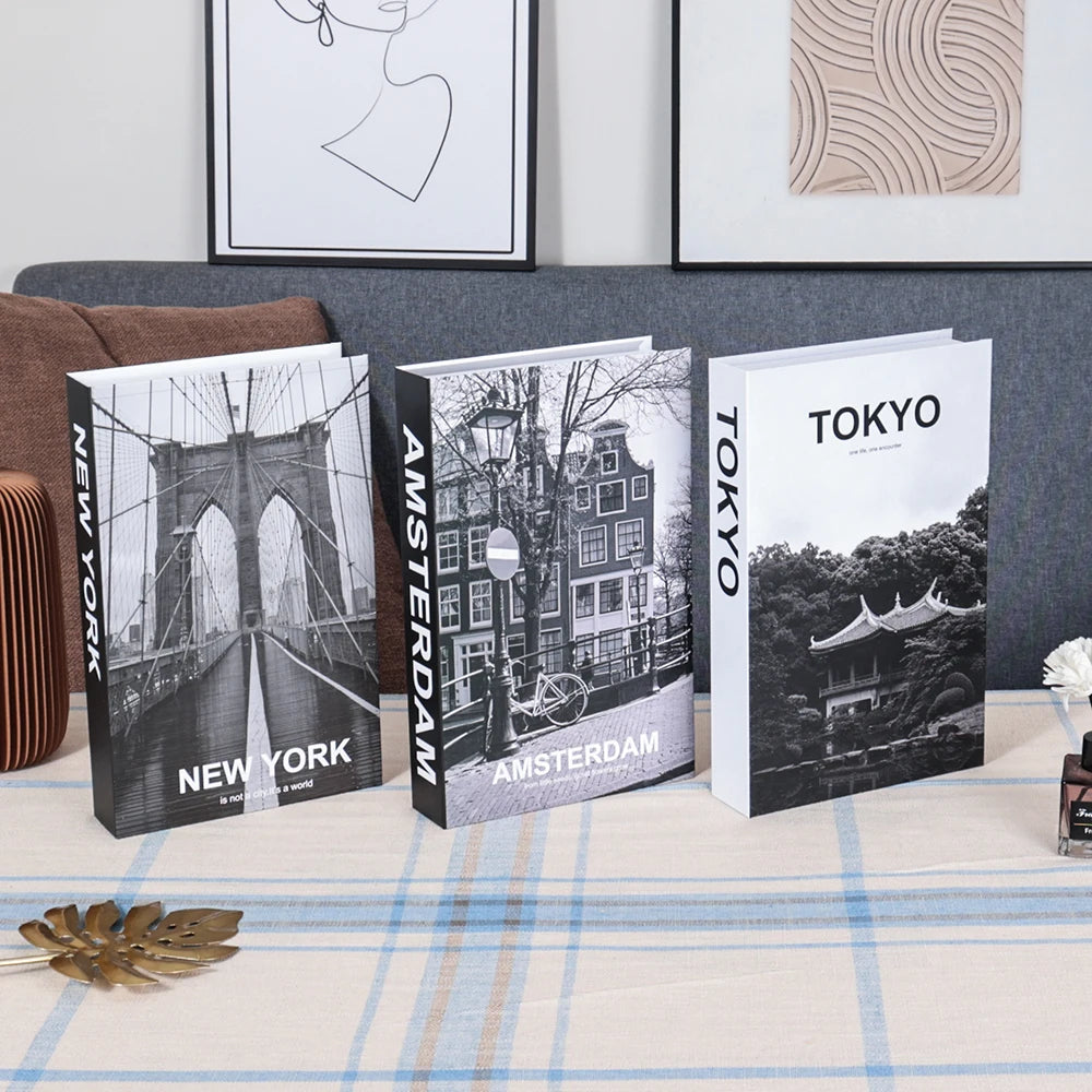 Fake Decorative Books - 3 Pcs