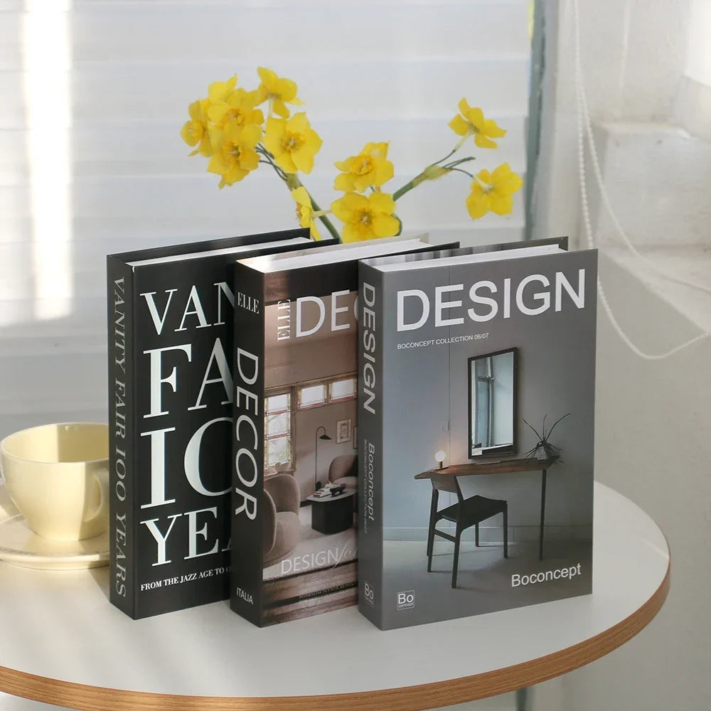 Fake Decorative Books - 3 Pcs