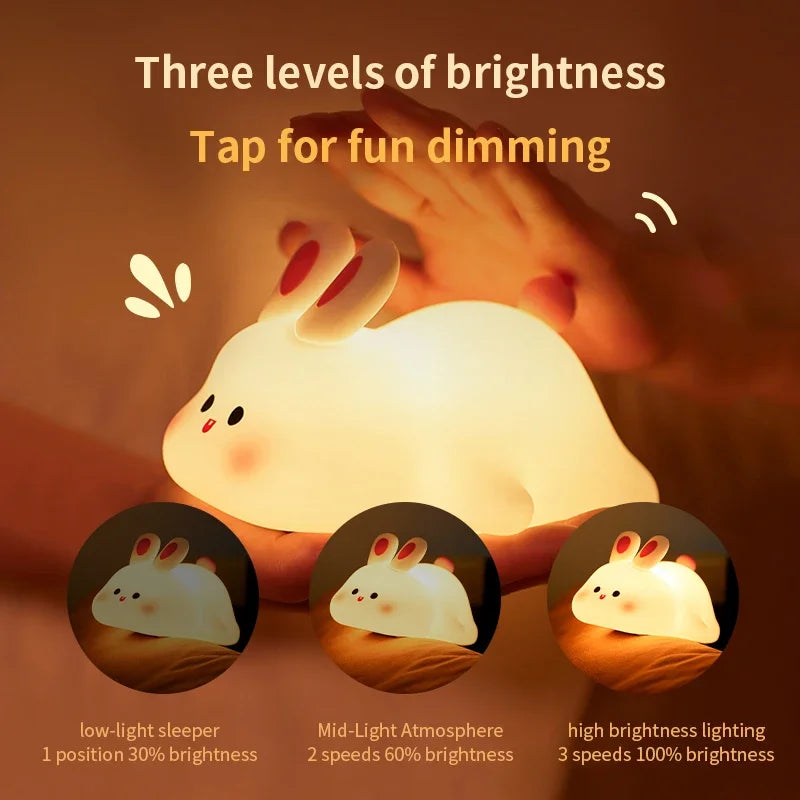 Cute Silicone Night Light