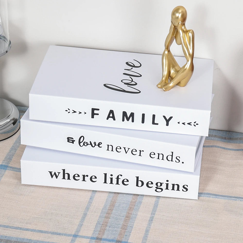 Fake Decorative Books - 3 Pcs
