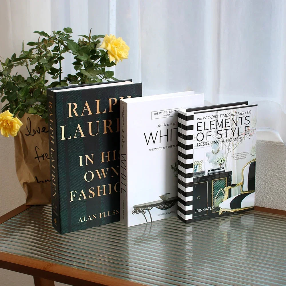 Fake Decorative Books - 3 Pcs