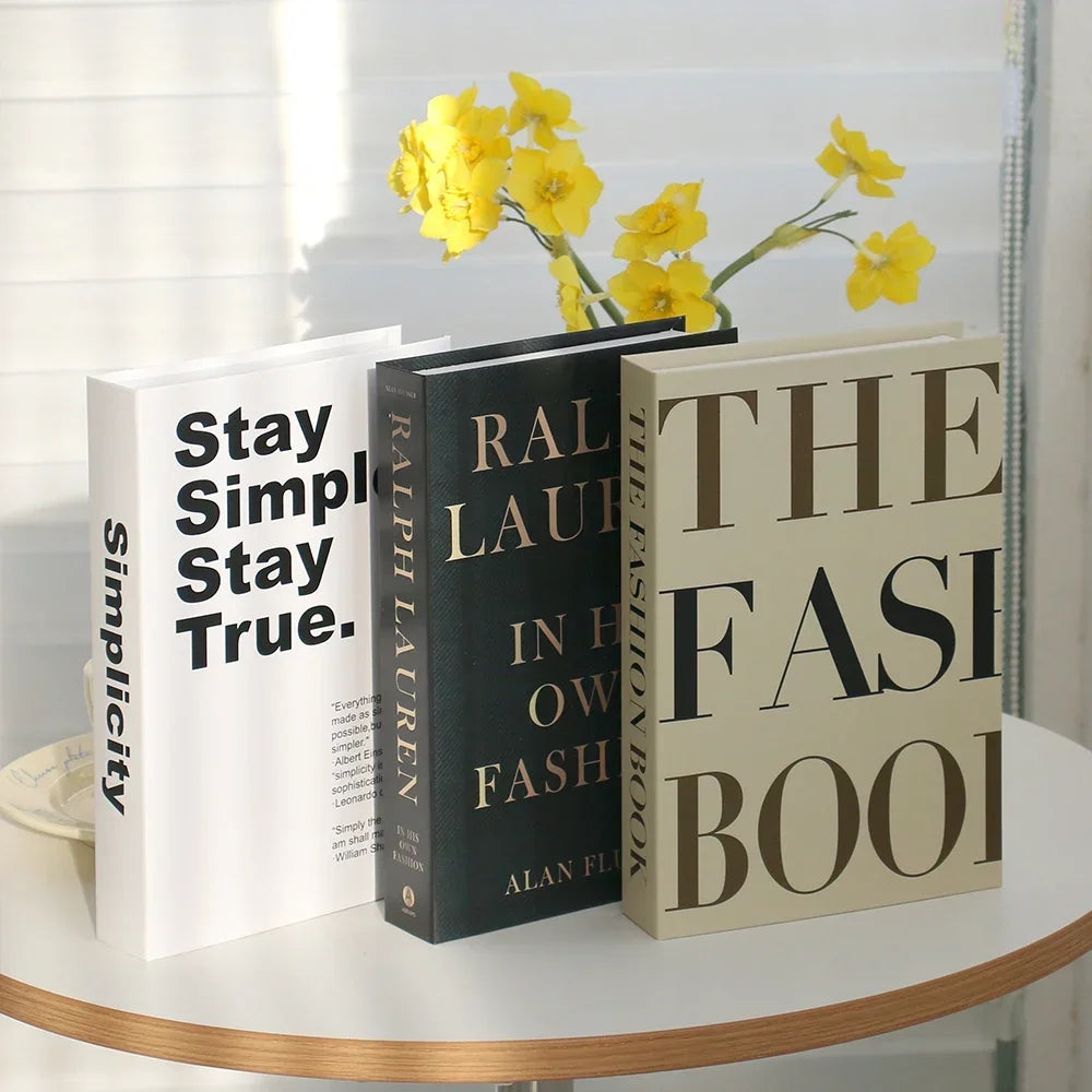 Fake Decorative Books - 3 Pcs