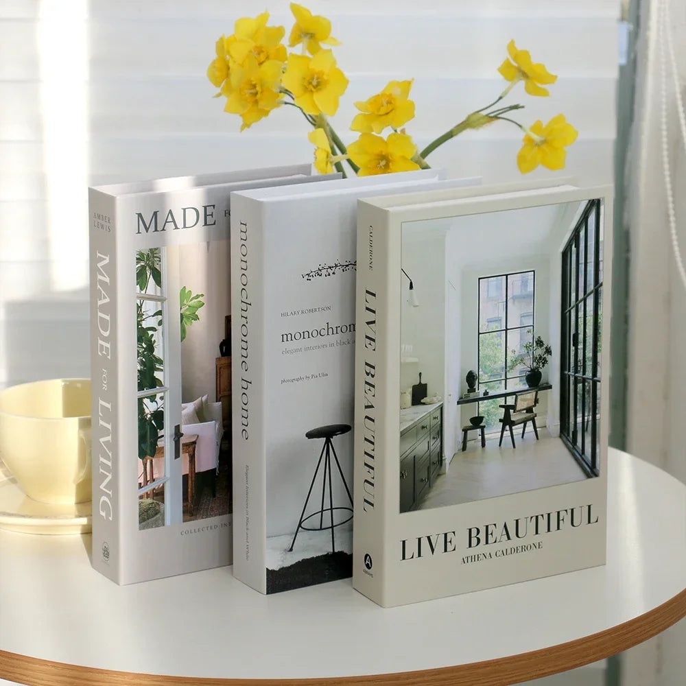 Fake Decorative Books - 3 Pcs