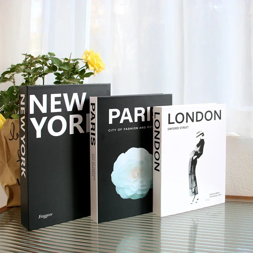 Fake Decorative Books - 3 Pcs