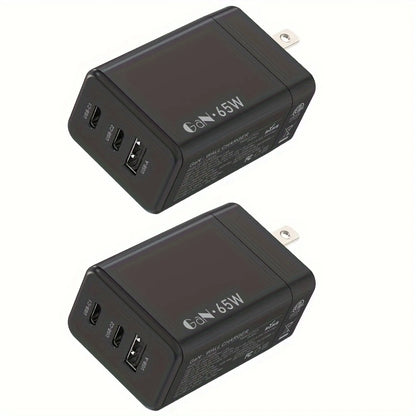 65W GAN 3 Port Charger