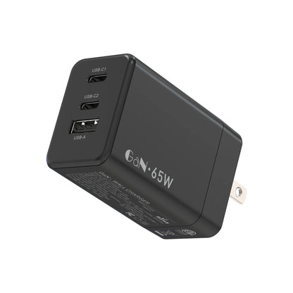 65W GAN 3 Port Charger