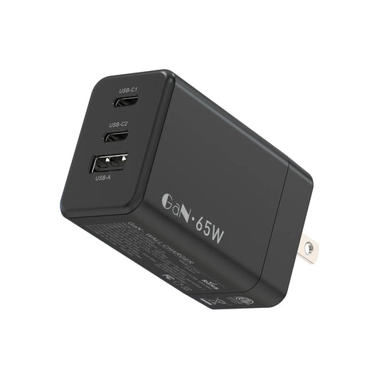 65W GAN 3 Port Charger