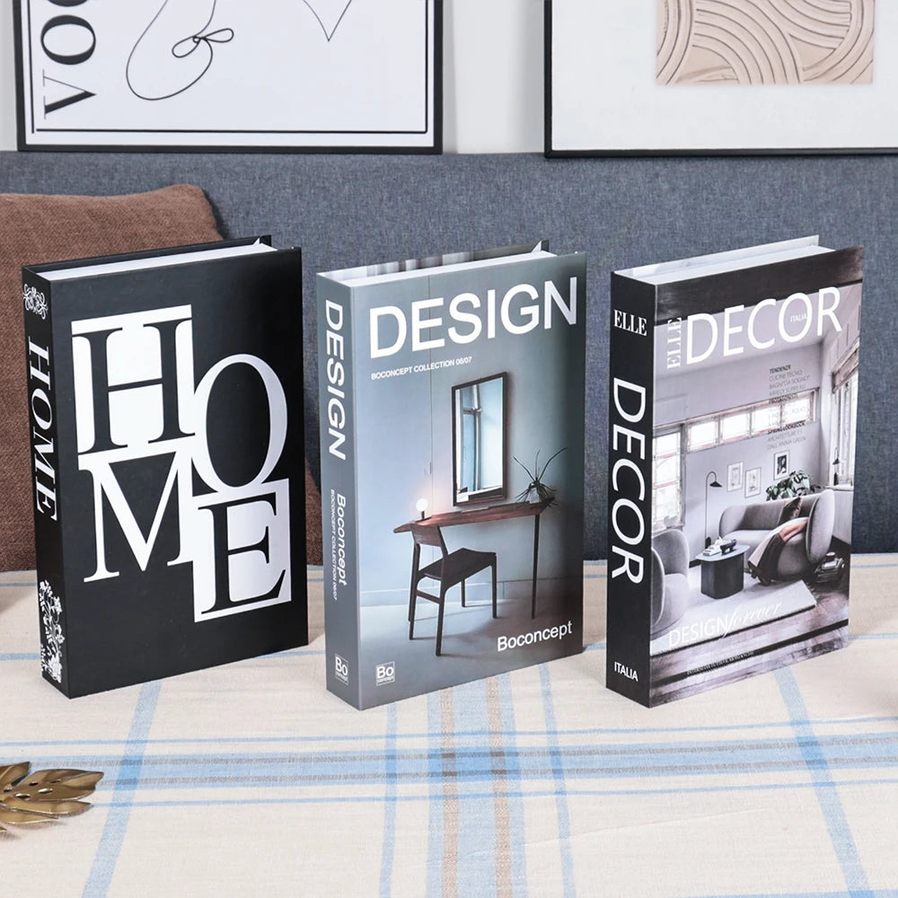 Fake Decorative Books - 3 Pcs