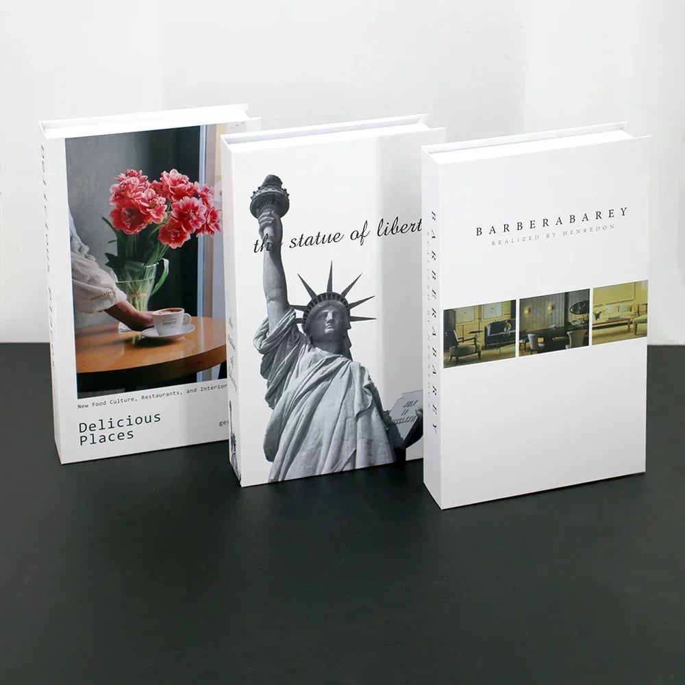 Fake Decorative Books - 3 Pcs