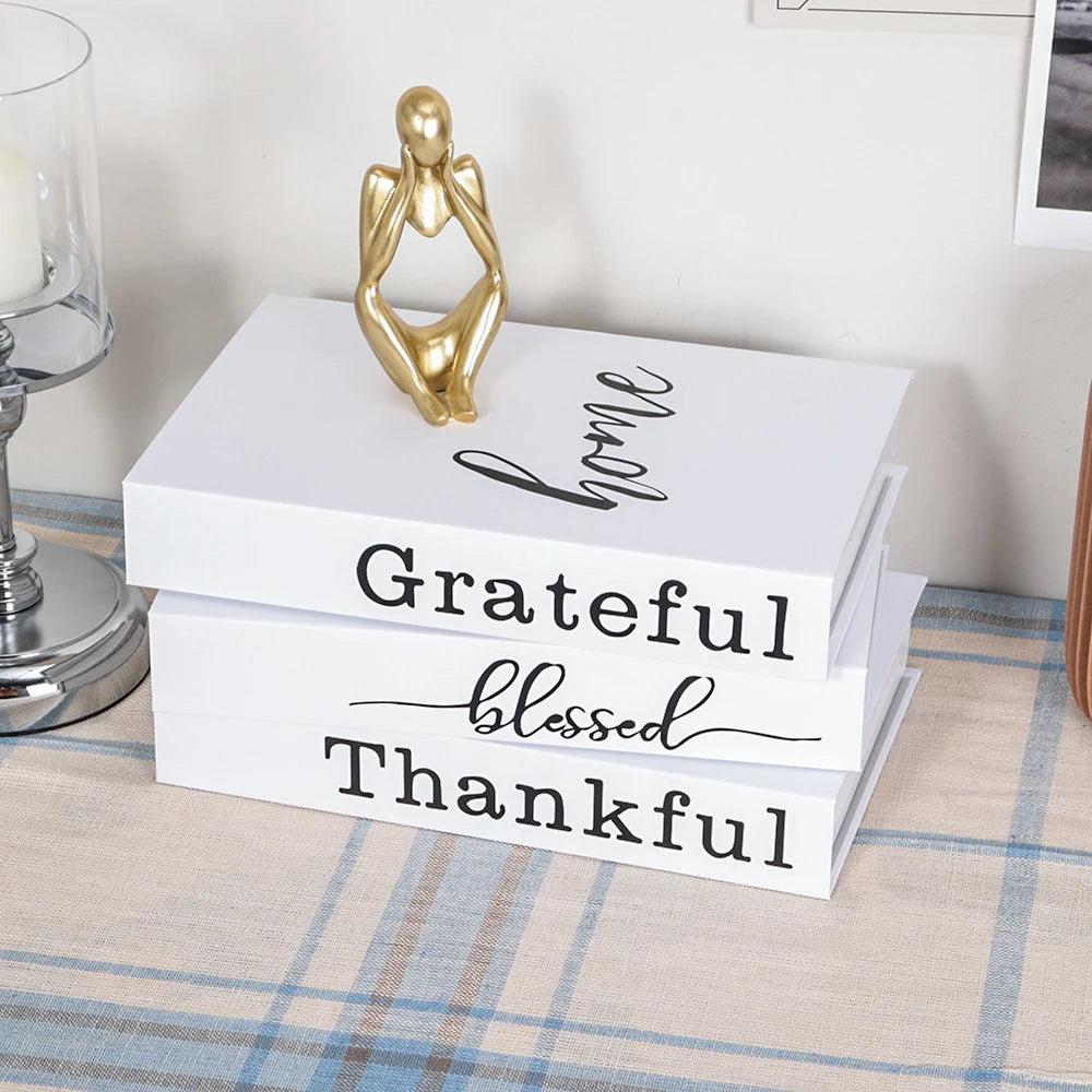 Fake Decorative Books - 3 Pcs