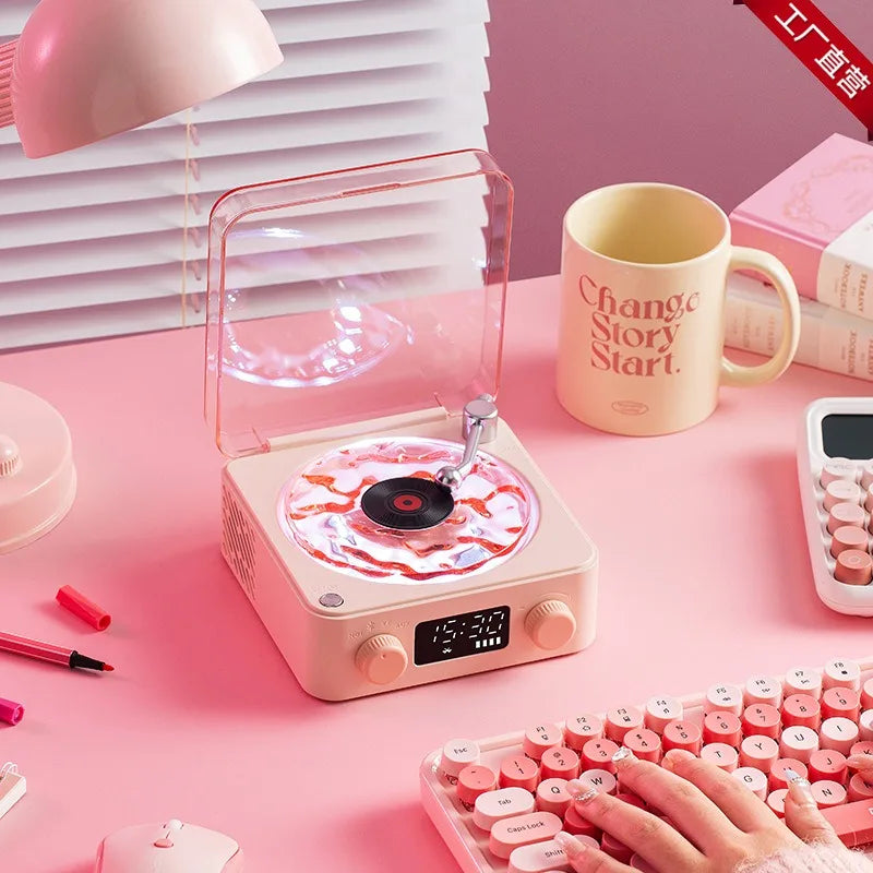 Tidal Wave Retro Vinyl Speaker & Lamp